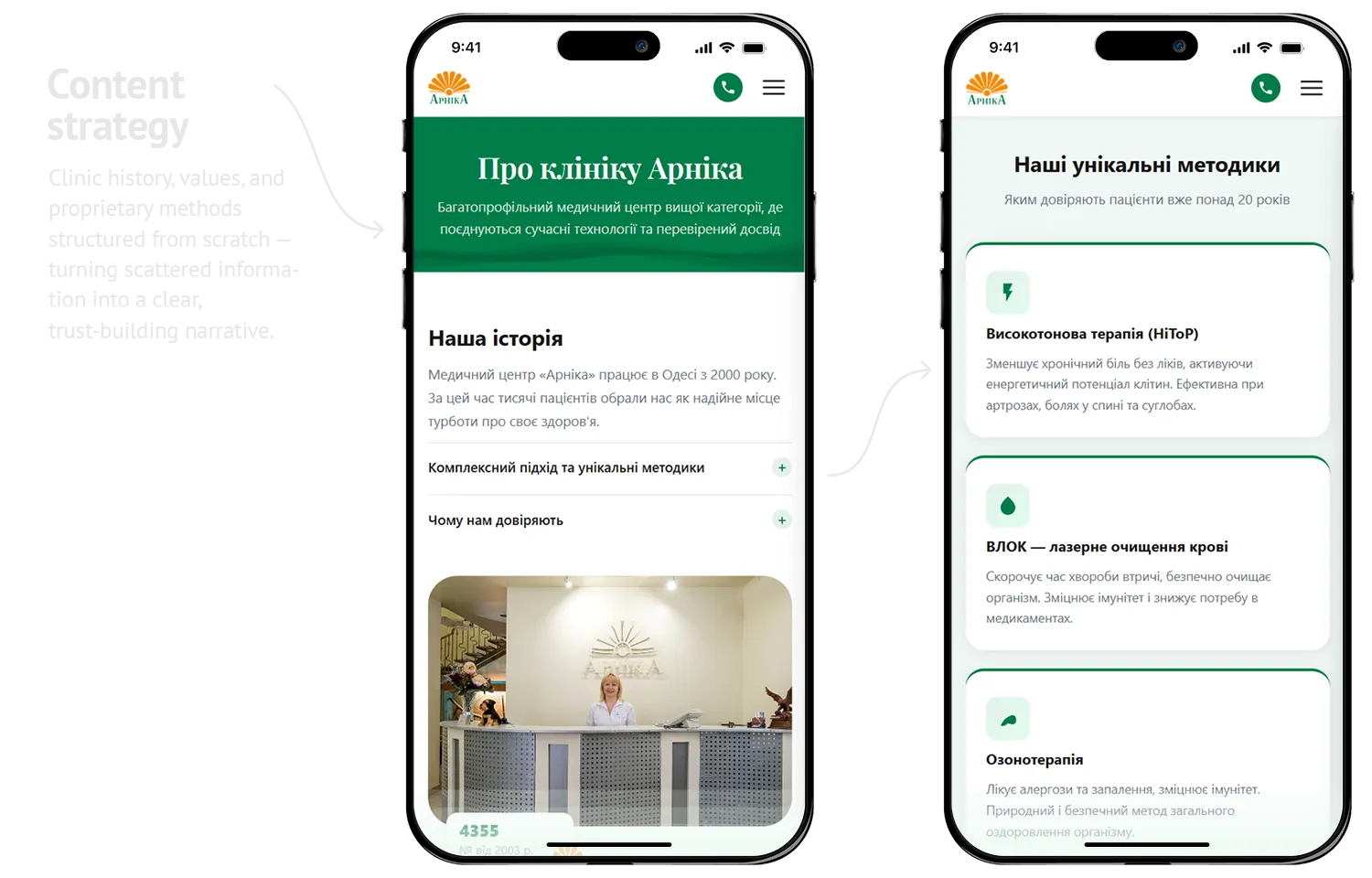 Arnika — new website